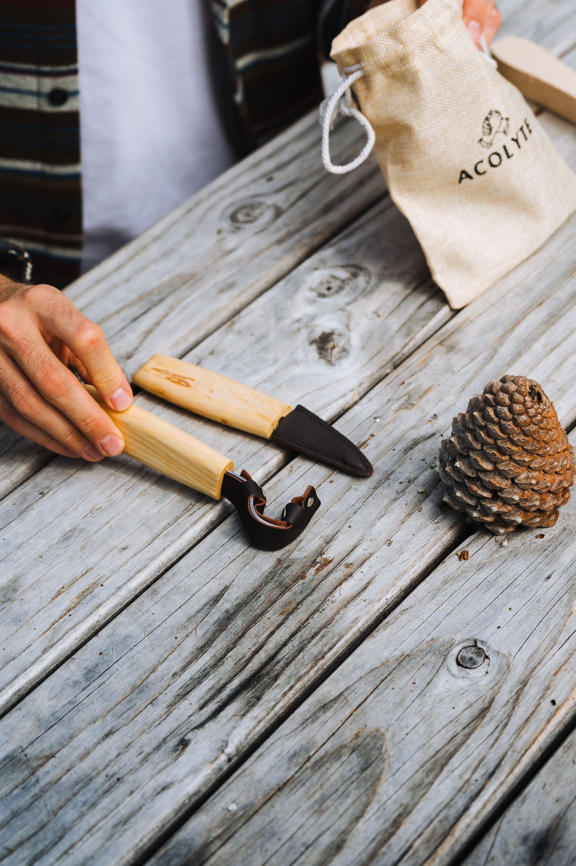 Kit de 3 outils de sculpture pour les cuillères en bois - Maison Du Tournage