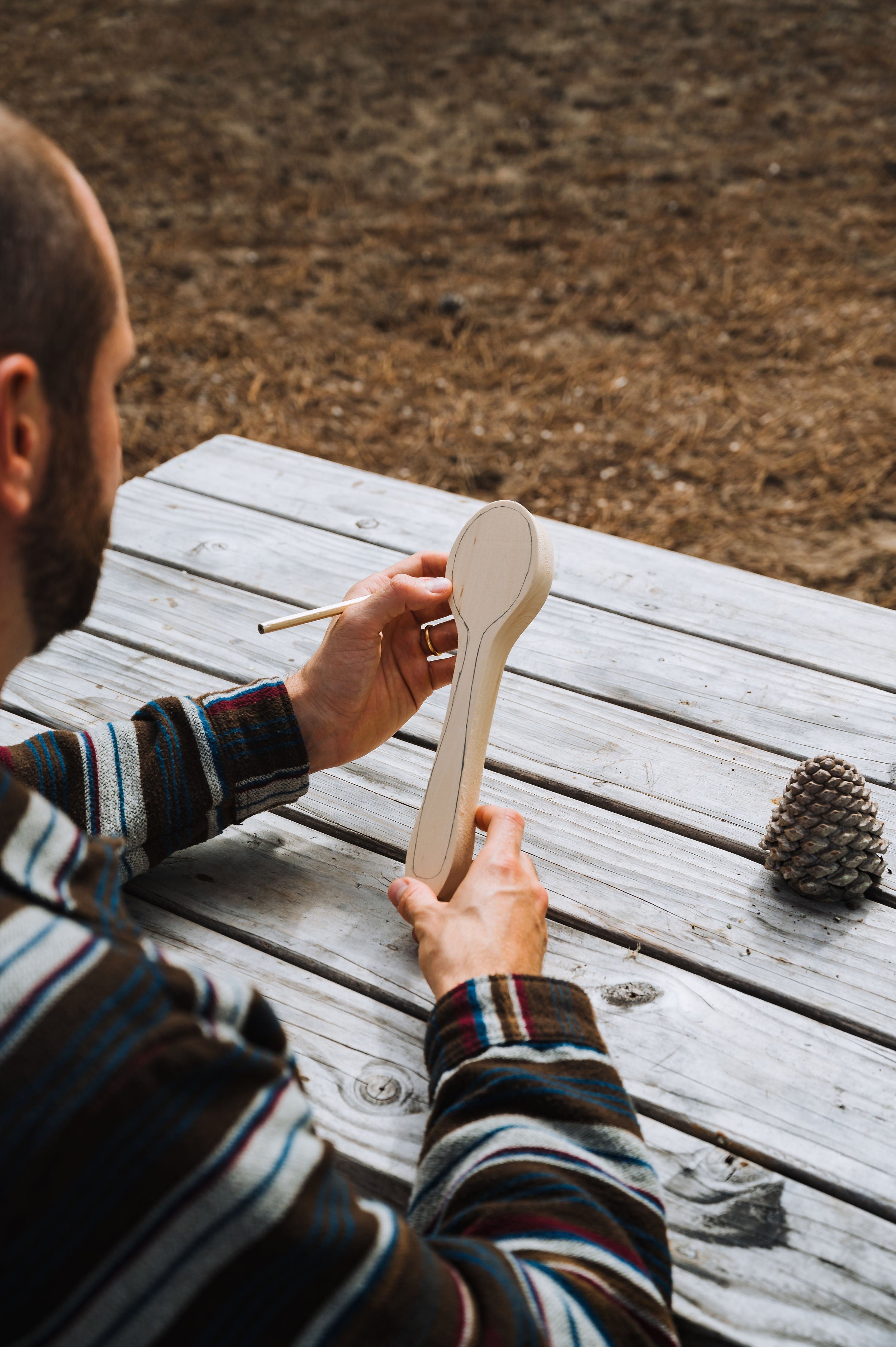 Kit de 3 outils de sculpture pour les cuillères en bois - Maison Du Tournage